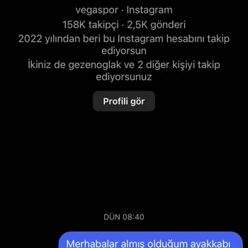 Vega Spor Değişim, İade İmkansız