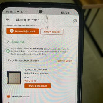 Trendyol Sunroyal Concept Yanlış Boyutta Dolap Gönderdi
