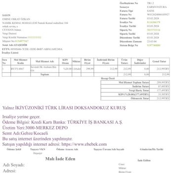 ebebek Online Dan Değişim Olmaması