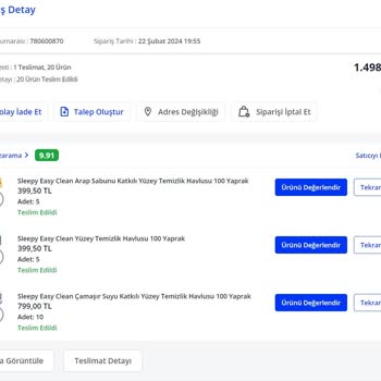 Pazarama Eksik Ürün Gönderdi, Paramı İade Etmiyor.