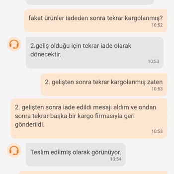Trendyolmilla Trendyol'a İade Edilen Ürünlerin Geri Kargolanması