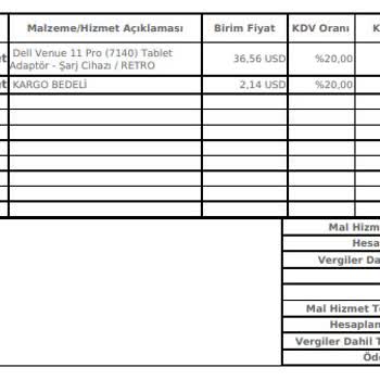 Dataservis.net Yanlış Adaptör Gönderiyor