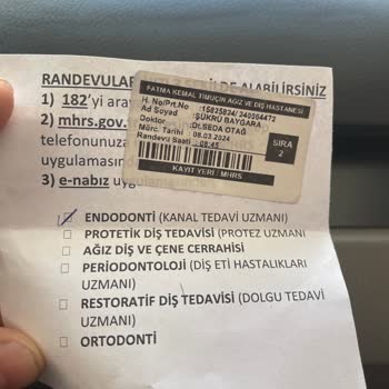 Fatma Kemal Timuçin Diş Hastanesi Sağlık Bakanlığımızdan Gerekenin Yapılmasını Arz Ederiz