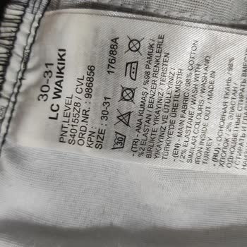 LCW Pantolon Beden Uyumsuzluğu