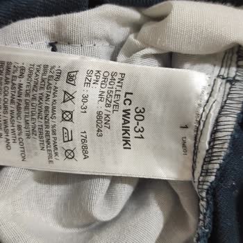 LCW Pantolon Beden Uyumsuzluğu