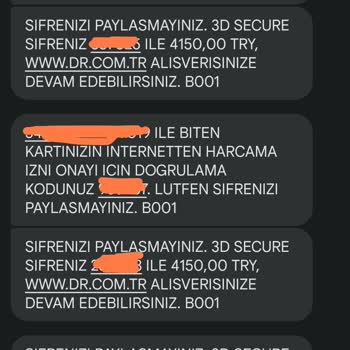D&R Kredi Kartı İşlemlerinde Güvenlik Sorunu