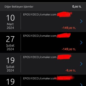 CV Maker Üyelik İptali