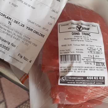 Yemek Sepeti İle Köfteci Yusuf Siparişimi Eksik Gönderdiler