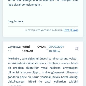 Fppro Cihazımı Bozup Üzerine Bir De 2700lira Para Aldı