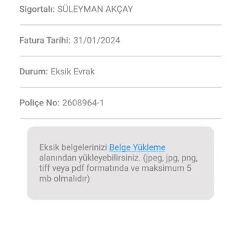 Bupa Acıbadem Sigorta Bupa Acıbadem Faturamı Ödemiyor