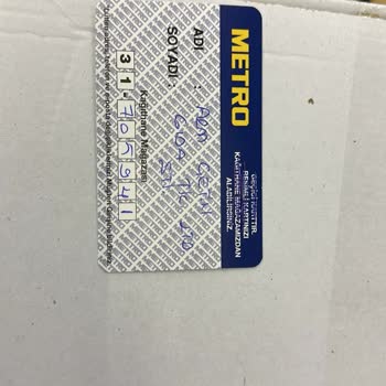 Metro Market Şikayet Bölümü