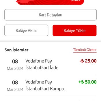 Vodafone Pay Taahhüt Ettiği Ulaşım Kart Yükleme İadelerini Yapmıyor