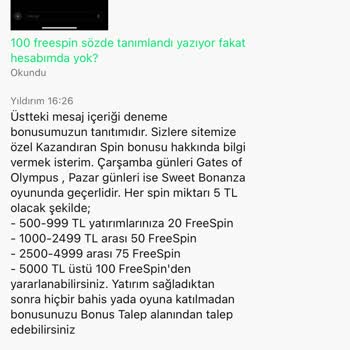 Masterbetting 100 Fs Hesabında Demesi Ve Hesabımda Olmaması Sorunu.