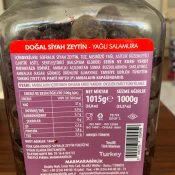 MarmaraBirlik Zeytin Küflü Çıktı.