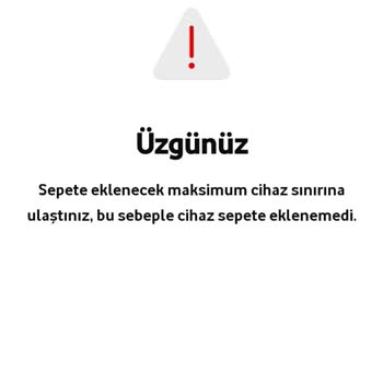Vodafone Maksimum Sınıra Ulaşıldı Uyarısı
