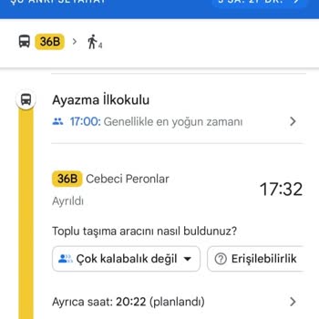 İstanbul Ulaşım A.Ş. 36b -36 Cb Bolluca Cebeci Otobüslerinin Sürekli Gecikmesi