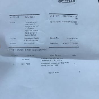 Gratis Müşterisine Eksik Ürün Gönderiyor