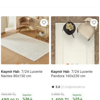 Kaşmir Halı Niğde Karaca Mağazası Derbent Şubesi