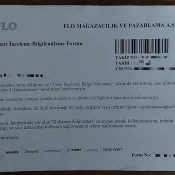 FLO Ayakkabı Spor Ayakkabı Tabanlık 1 Ayda Parçalandı.