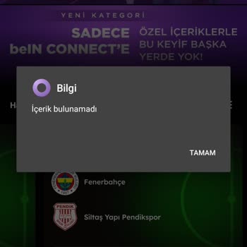 Bein Connect İlgilenmiyor