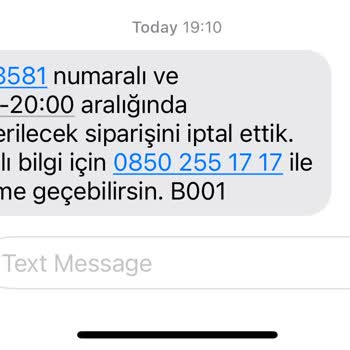 İste Gelsin Siparişi Kendiliğinden İptal Etti!