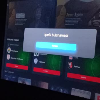 TOD Tv İçerik Bulunamadı Hatası
