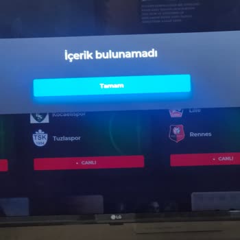 TOD Tv Tod Maçı İzleyemedim