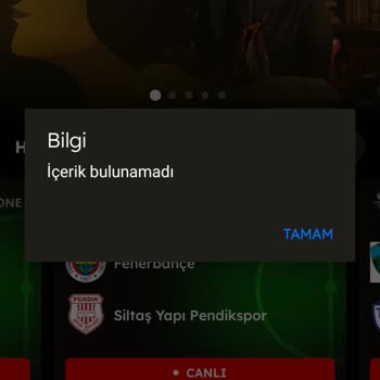 TOD Tv Todd İçerik Bulunamadı