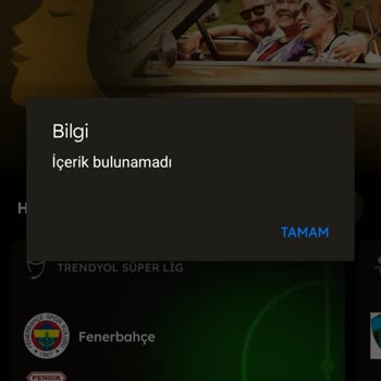 Tod TV İçerik Yok Hatası