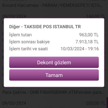 Takside Pos Fazla Para Almış