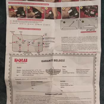 Ebebek Ride On 12V Akülü Araba Kırmızı