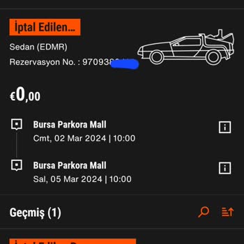 Sixt Paramı İade Etmiyor.