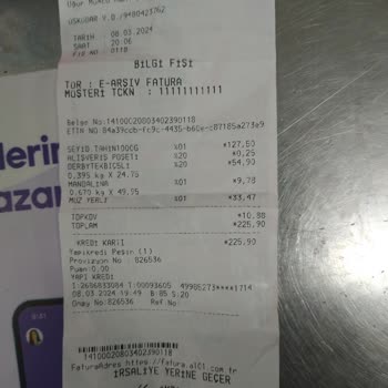 A101 Derby Tek. Biç 5'li Kasada Ödenen 54,90 Ücretin İadesi 29,90 Verilmesi