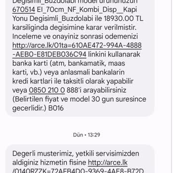 Beko B9597 Nex Model Gövde Gaz Kaçağı Hk.