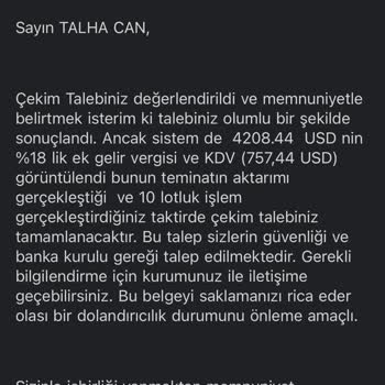 Mgt Invest Para Çekim Yaptırmaması Ve Mağduriyeti
