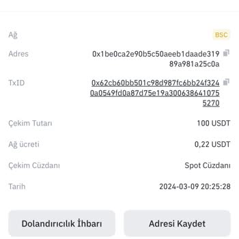Binance Transfer Edilemeyen Ustd