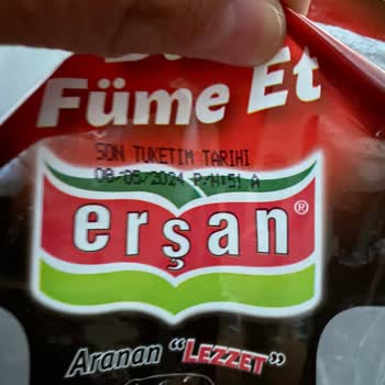 Erşan Et Vakumlu Paketli Füme Etten Zehirlenme Şikayeti