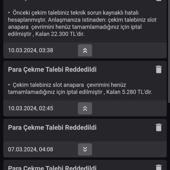 Winxbet Parayı Vermedi