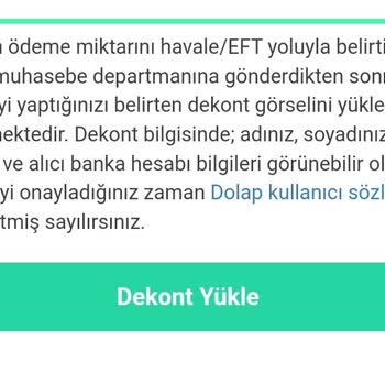Dolap Blokeye Alınan Ödeme / El Koyma