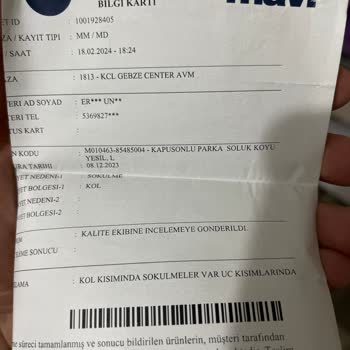 Mavi Kalitesiz Kaban, İlgisiz Servis: Mavi Mağazası