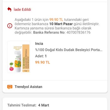 Trendyol'da Haksız İade