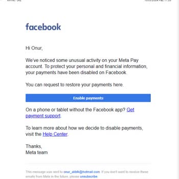 Facebook Profilime Giremiyorum. Askıya Alınma Problemi.