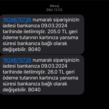 Trendyol İade İşlemi Ve Değişim Para İadesi Süresi Ve Müşteri Temsilcisi Sorunu