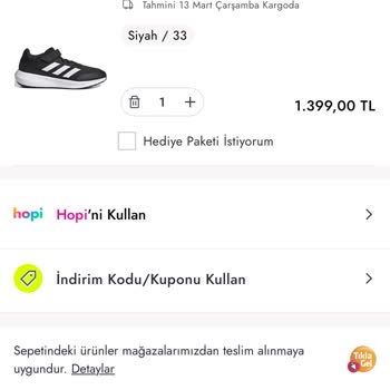 Boyner Çark Uygulaması Hatası