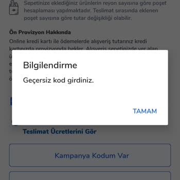 Hep İyi Sigorta Geçersiz İndirim Kodu