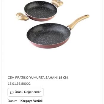 Çetinkaya Ürünümü Kargolanmıyor 2