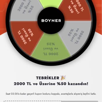 Boyner Çark İndirimi Uygulanmaması