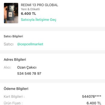 Cepcell İletişim İlanlara Yazdığı Fiyattan Ürün Satmıyor, Zarar Ettim.