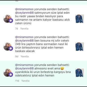 Dolap Ürünü Satmama Şikayeti