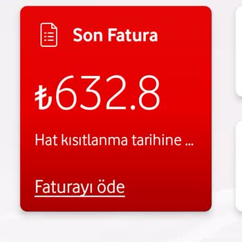 Vodafone Haksız Yüksek Fatura